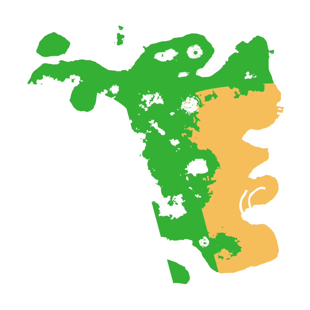 Biome Rust Map: Procedural Map, Size: 3200, Seed: 2240572