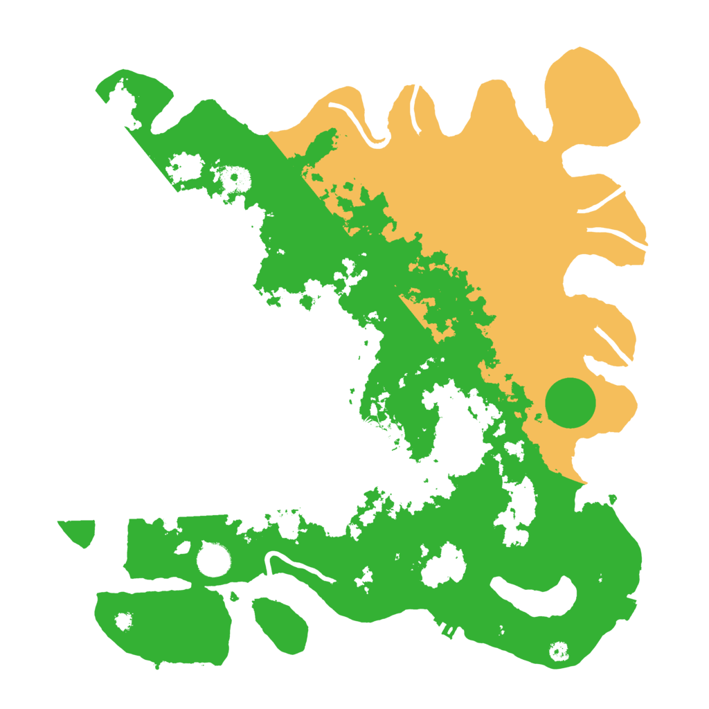 Biome Rust Map: Procedural Map, Size: 3700, Seed: 202434897