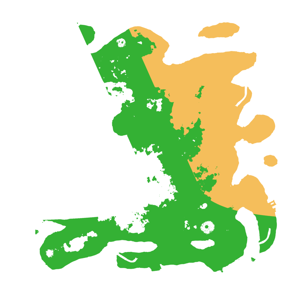 Biome Rust Map: Procedural Map, Size: 3500, Seed: 875645
