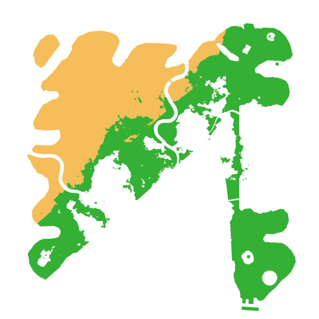 Biome Rust Map: Procedural Map, Size: 3800, Seed: 77852051