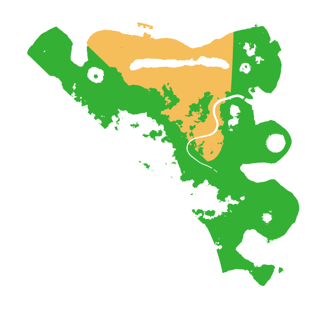 Biome Rust Map: Procedural Map, Size: 3000, Seed: 71006082