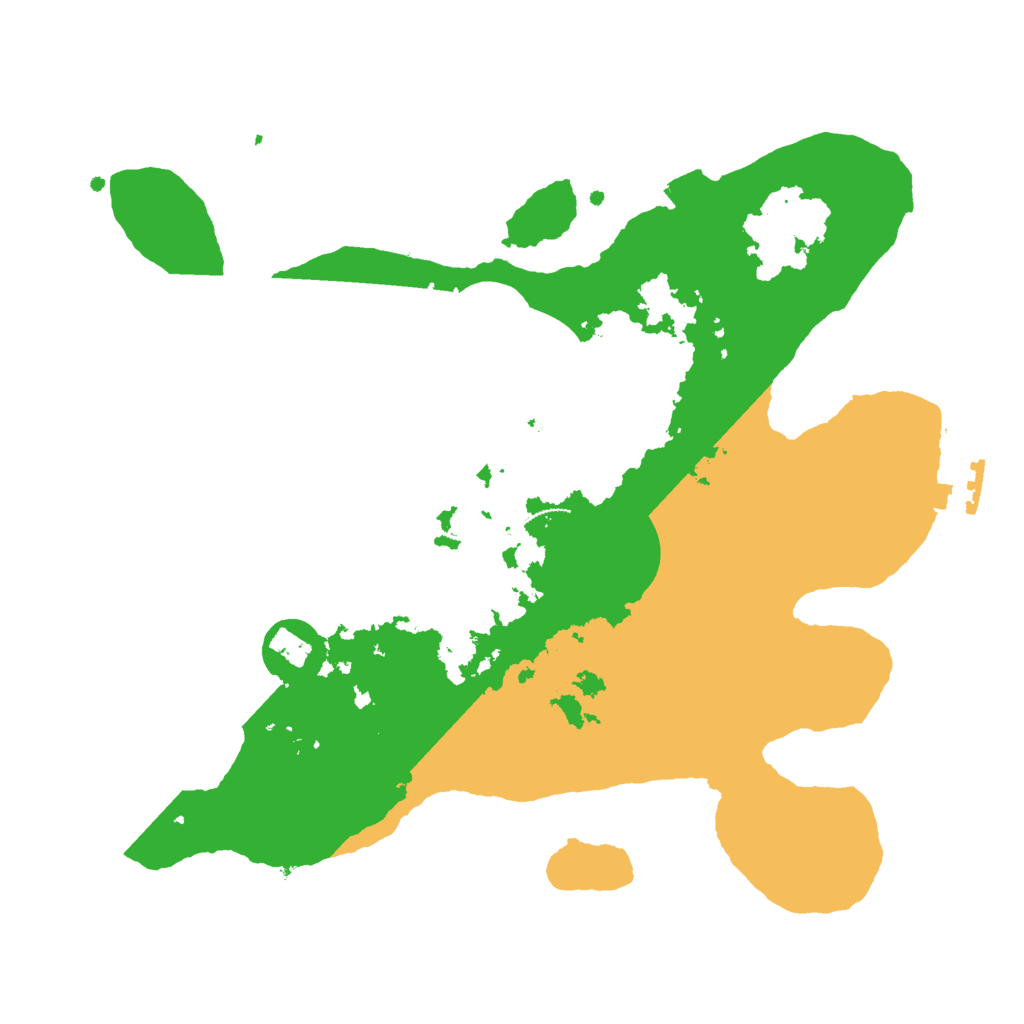 Biome Rust Map: Procedural Map, Size: 2800, Seed: 123321