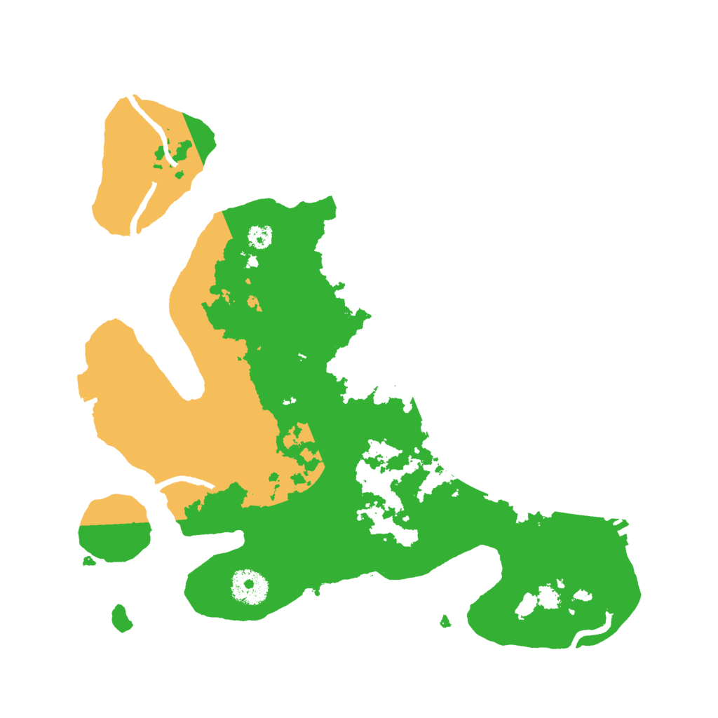 Biome Rust Map: Procedural Map, Size: 3000, Seed: 1152427520