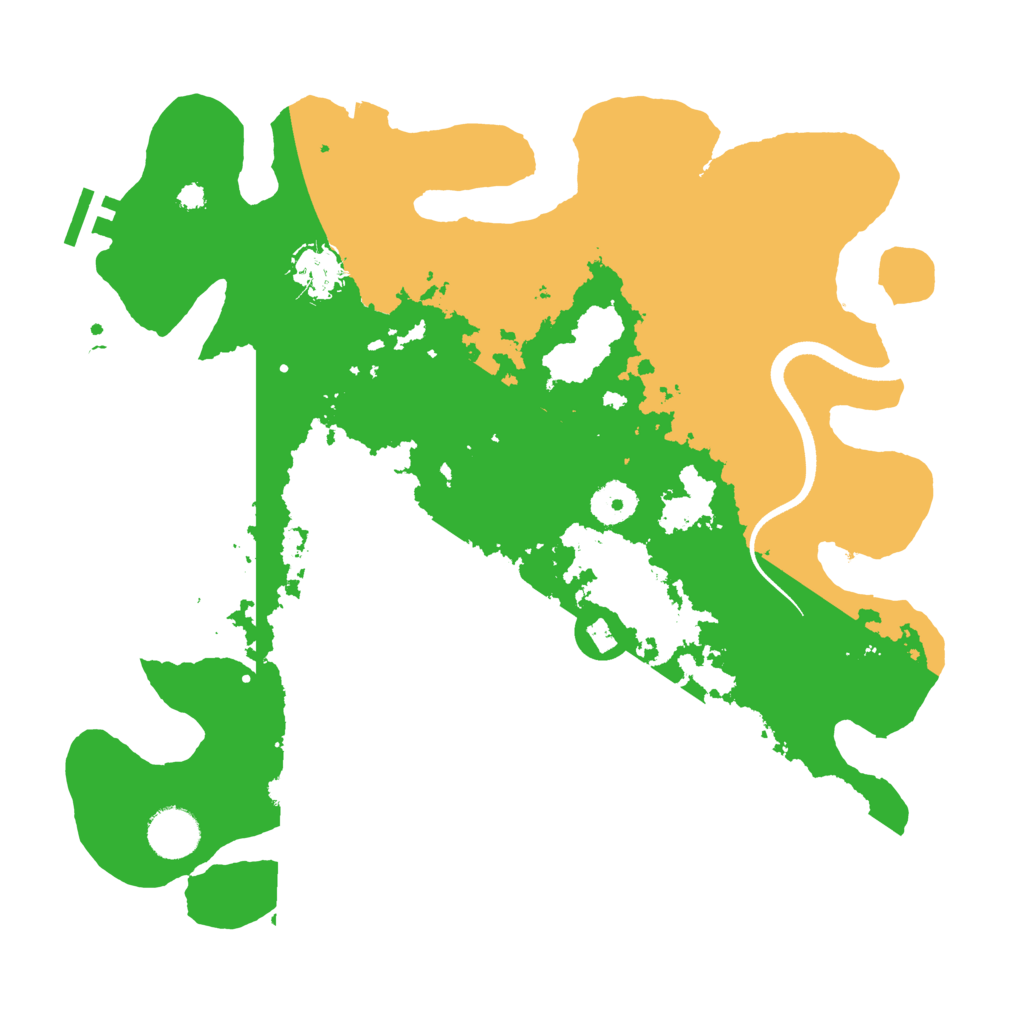 Biome Rust Map: Procedural Map, Size: 3500, Seed: 1842796081