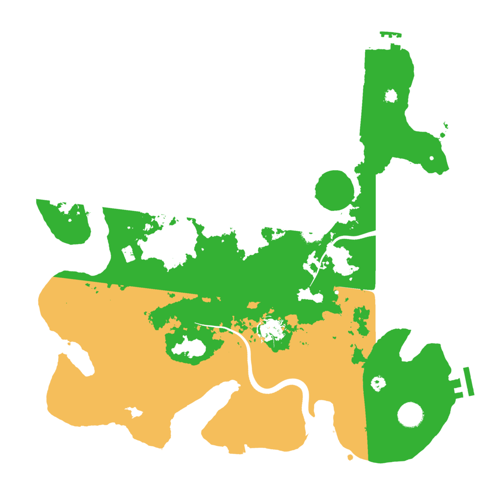 Biome Rust Map: Procedural Map, Size: 3500, Seed: 1207430186