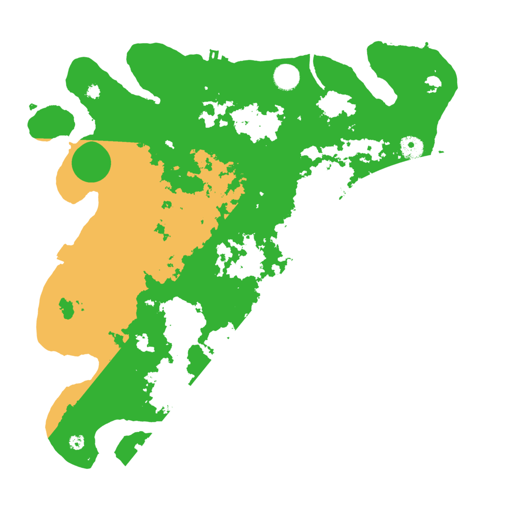 Biome Rust Map: Procedural Map, Size: 3500, Seed: 922595