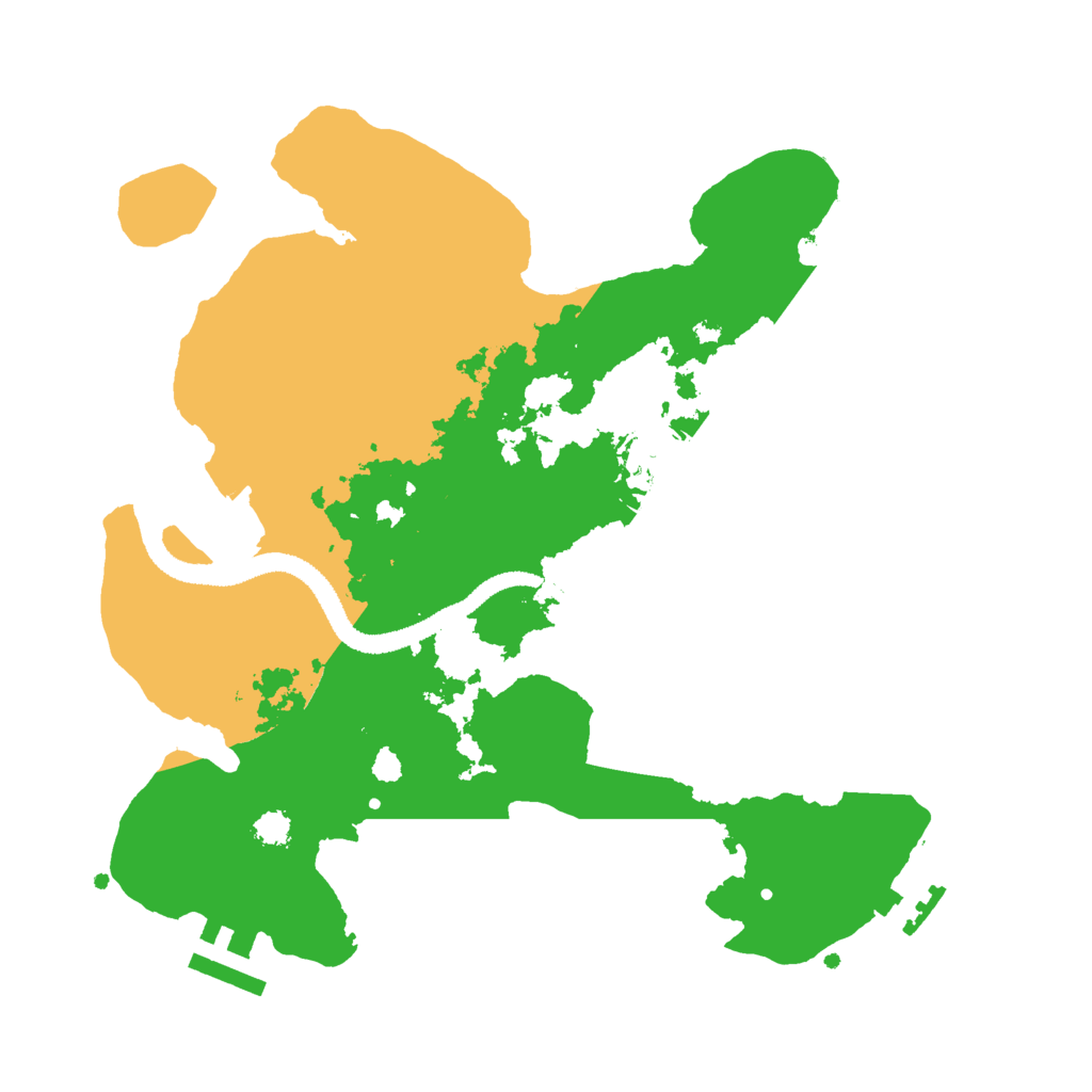 Biome Rust Map: Procedural Map, Size: 2800, Seed: 67702724