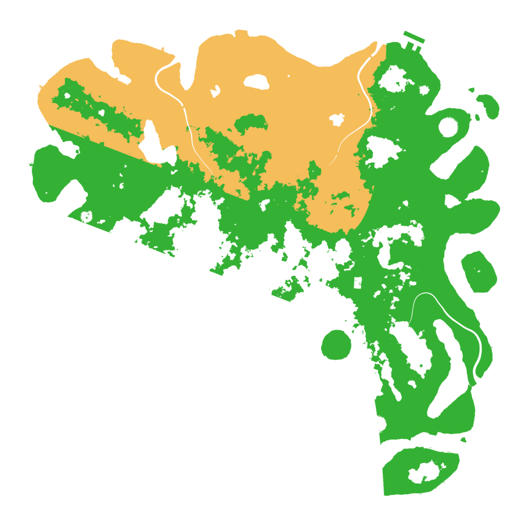 Biome Rust Map: Procedural Map, Size: 4800, Seed: 1691580746