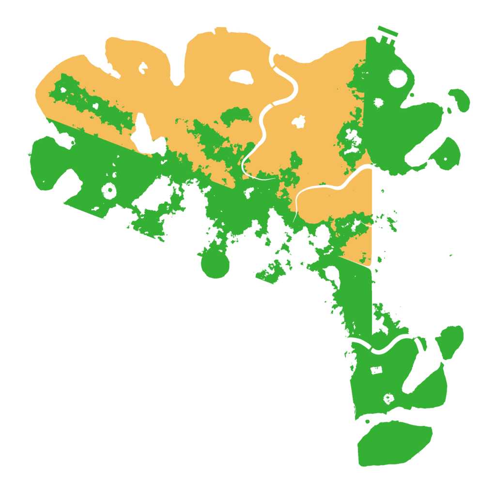 Biome Rust Map: Procedural Map, Size: 4800, Seed: 1691580746