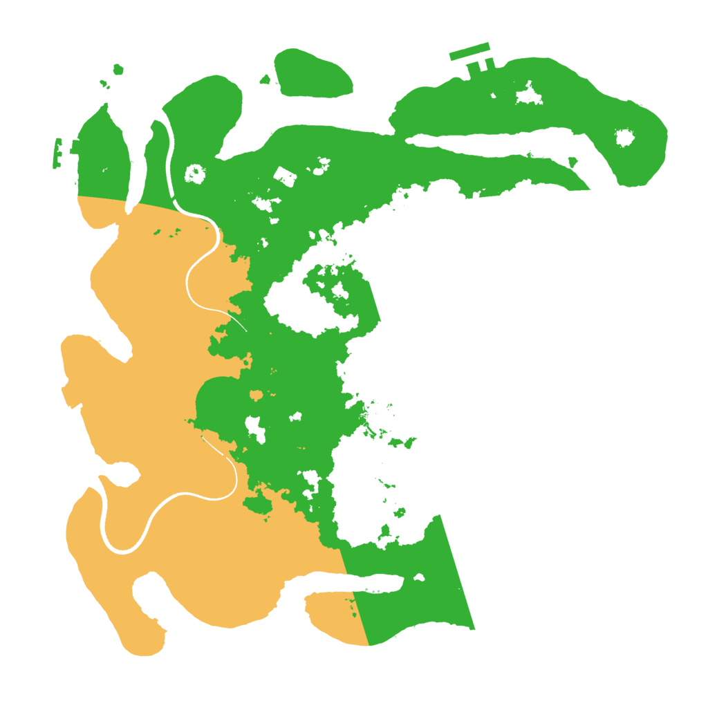 Biome Rust Map: Procedural Map, Size: 3500, Seed: 2179752