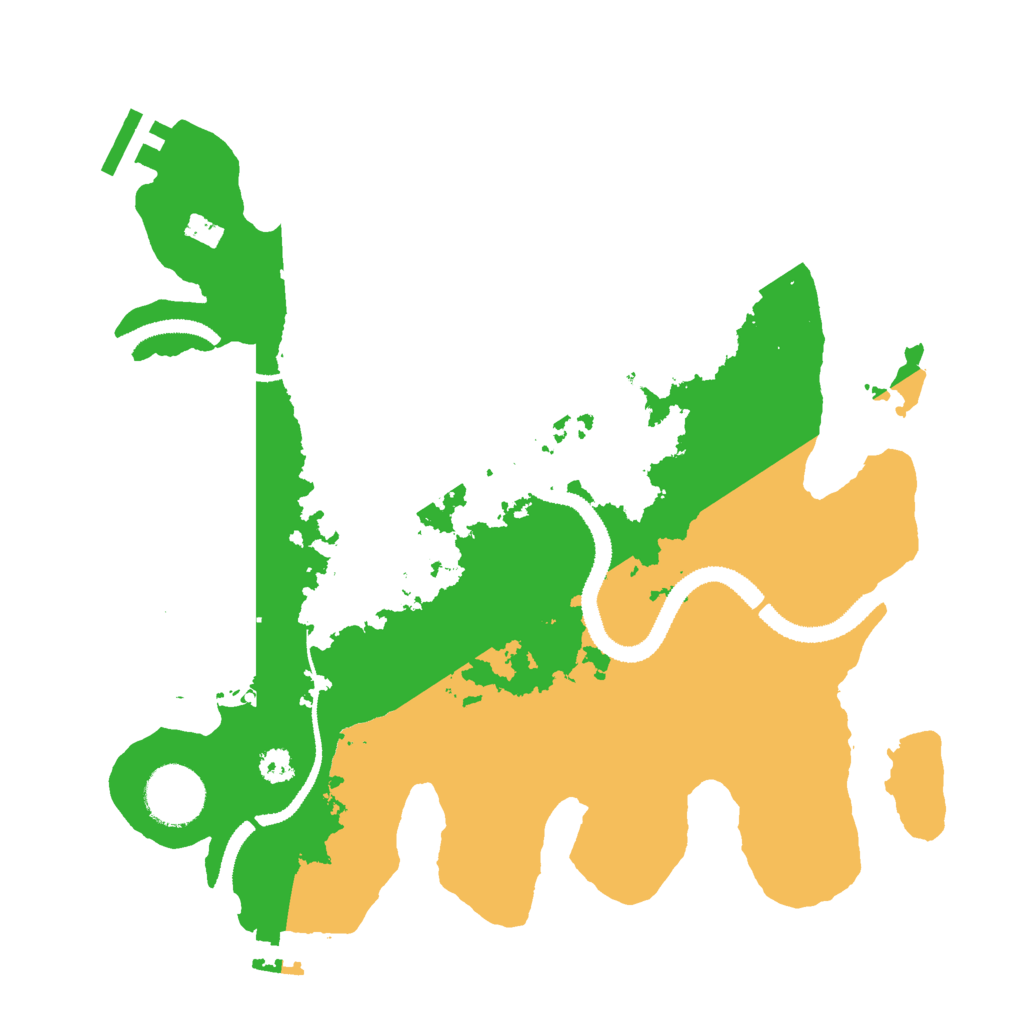 Biome Rust Map: Procedural Map, Size: 3000, Seed: 1847643608