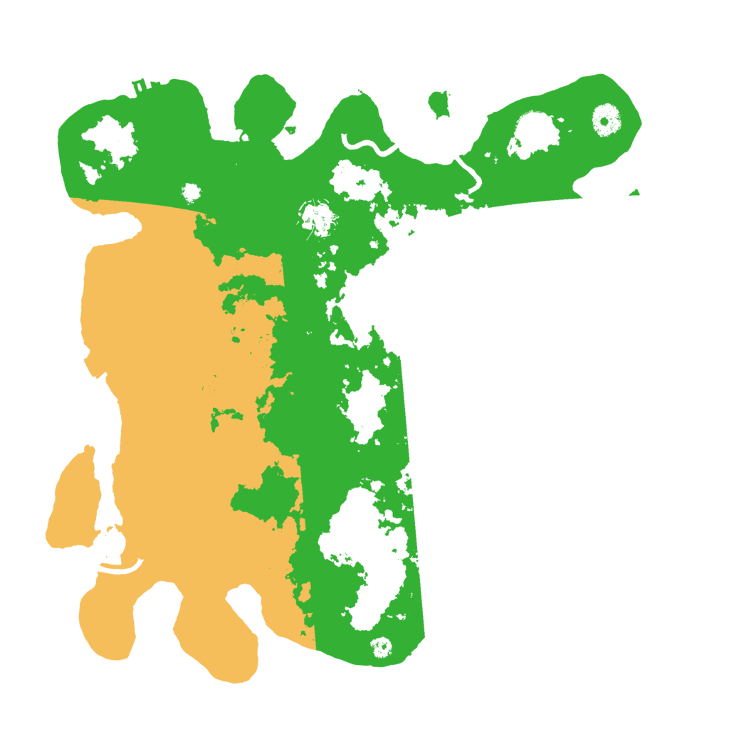 Biome Rust Map: Procedural Map, Size: 3600, Seed: 51733192