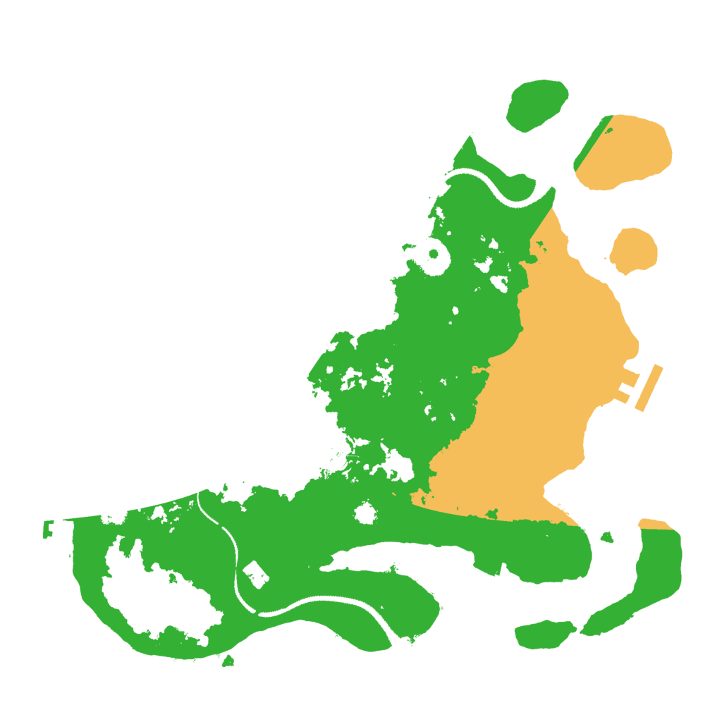 Biome Rust Map: Procedural Map, Size: 3000, Seed: 266687046
