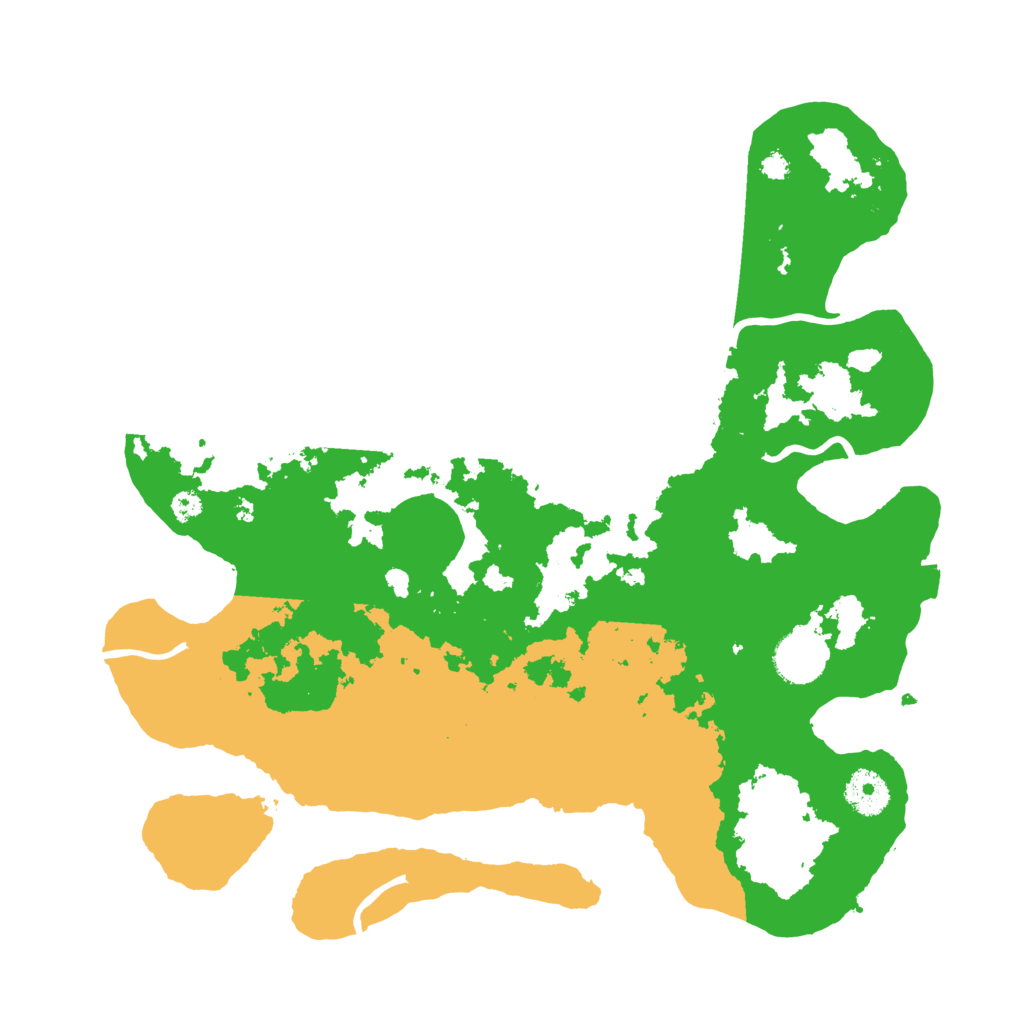 Biome Rust Map: Procedural Map, Size: 3500, Seed: 113048382