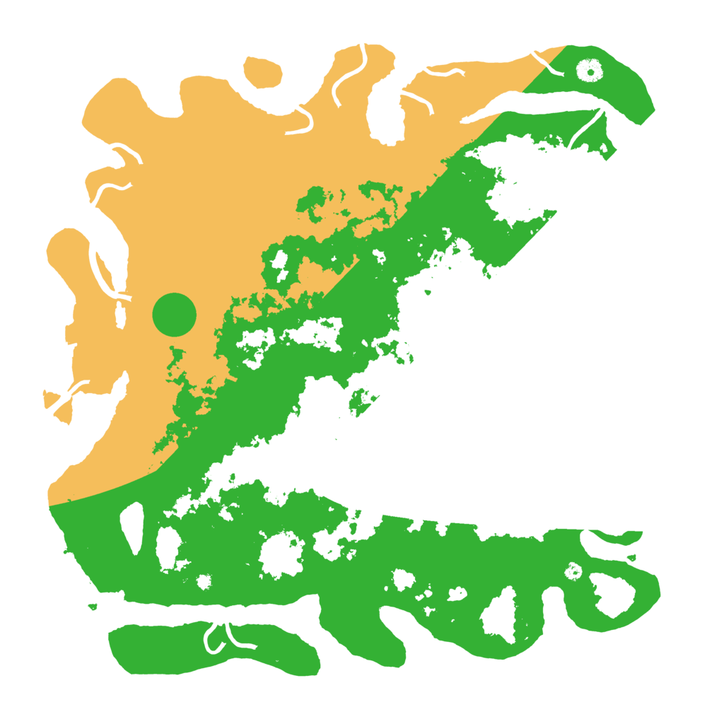 Biome Rust Map: Procedural Map, Size: 4350, Seed: 1623730432