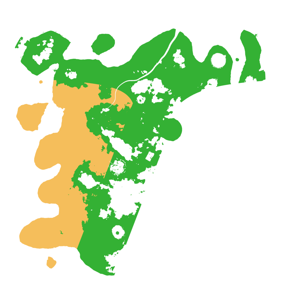 Biome Rust Map: Procedural Map, Size: 3500, Seed: 826699608