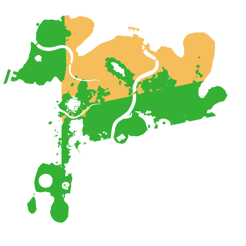 Biome Rust Map: Procedural Map, Size: 3250, Seed: 1218370246