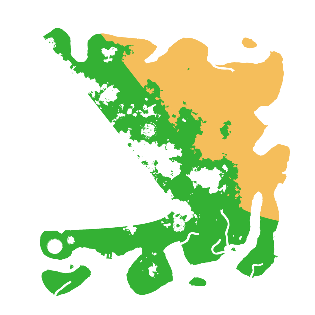 Biome Rust Map: Procedural Map, Size: 3700, Seed: 642626873