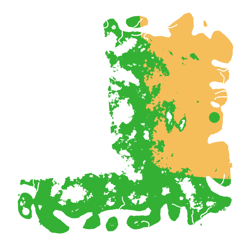 Biome Rust Map: Procedural Map, Size: 6000, Seed: 111452998