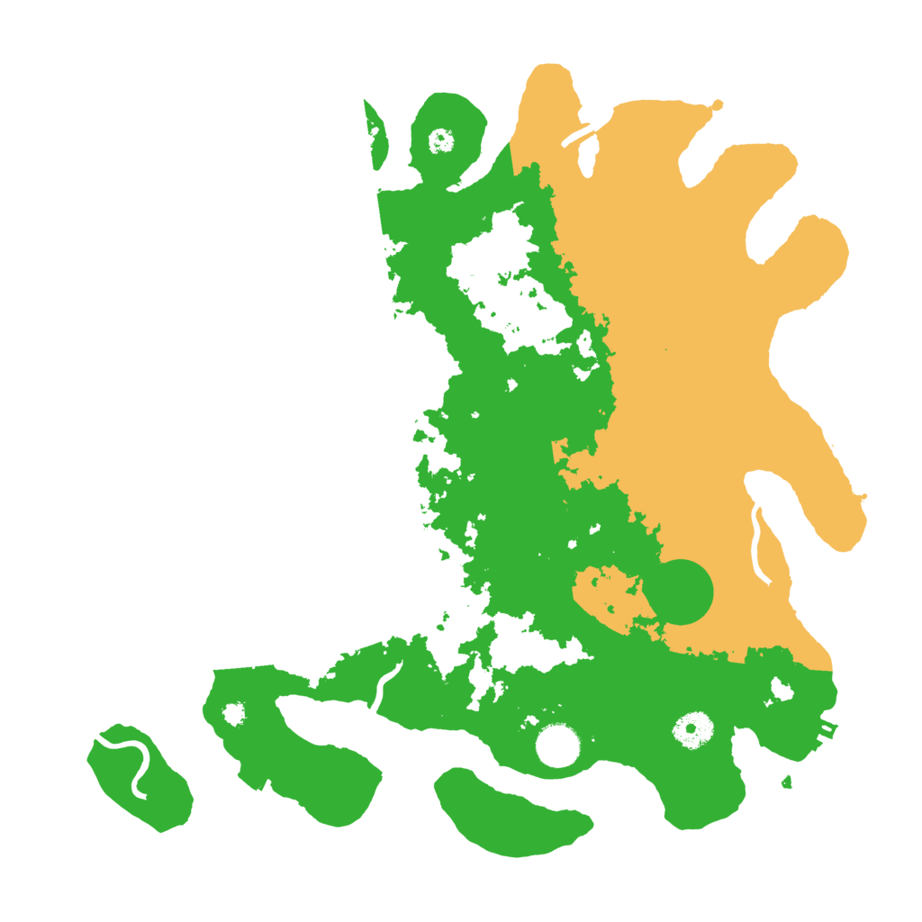 Biome Rust Map: Procedural Map, Size: 3700, Seed: 78508665