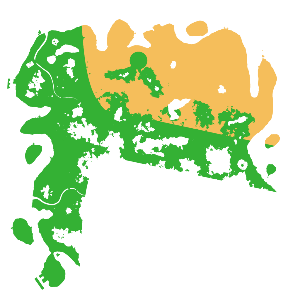Biome Rust Map: Procedural Map, Size: 4500, Seed: 213917313