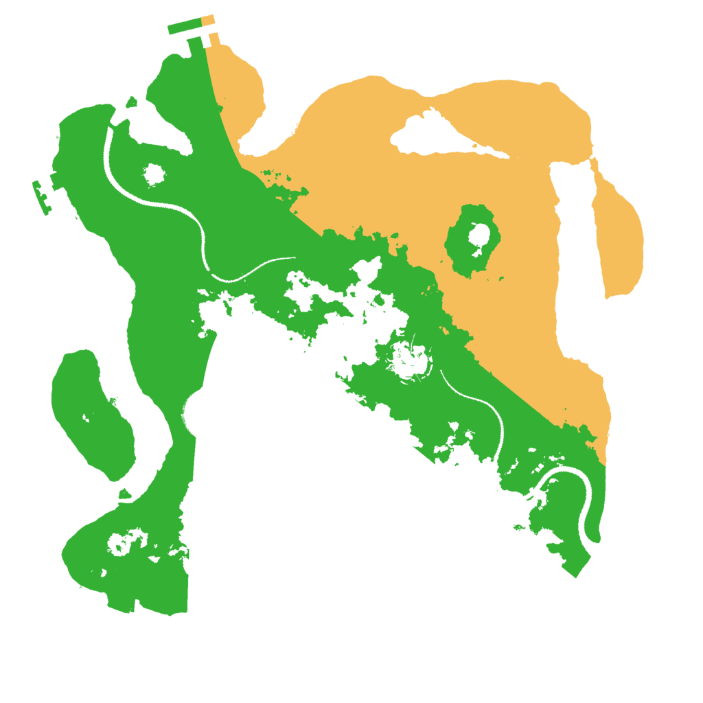 Biome Rust Map: Procedural Map, Size: 3000, Seed: 617506685