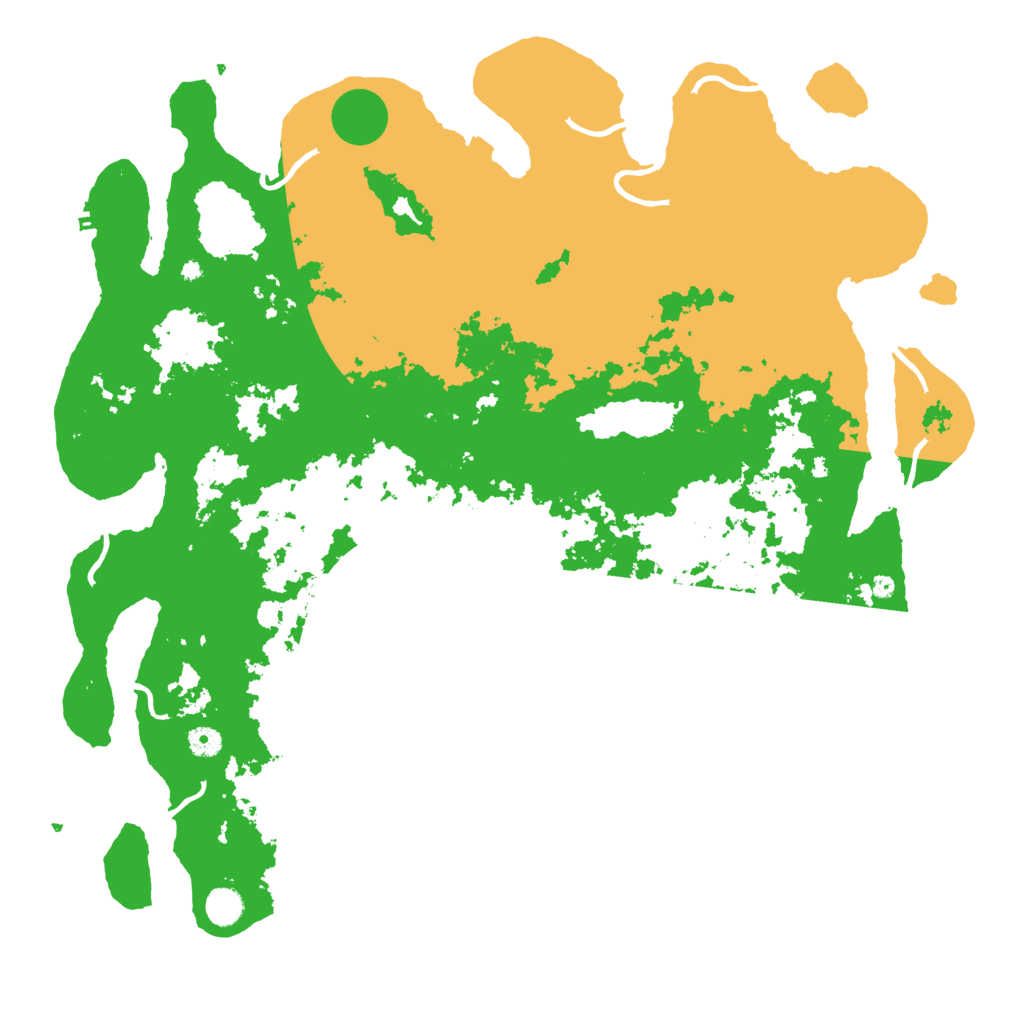 Biome Rust Map: Procedural Map, Size: 4800, Seed: 613570880