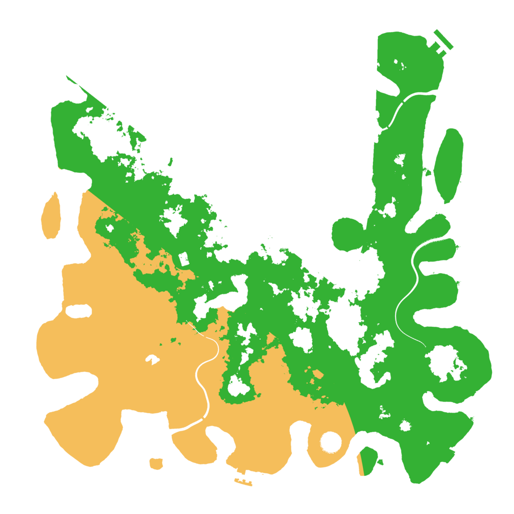 Biome Rust Map: Procedural Map, Size: 4250, Seed: 797641986