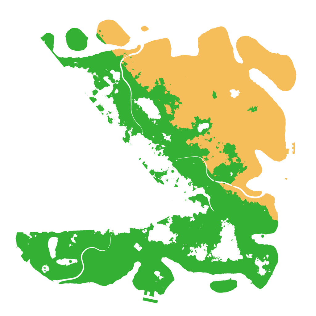 Biome Rust Map: Procedural Map, Size: 4250, Seed: 1691403775