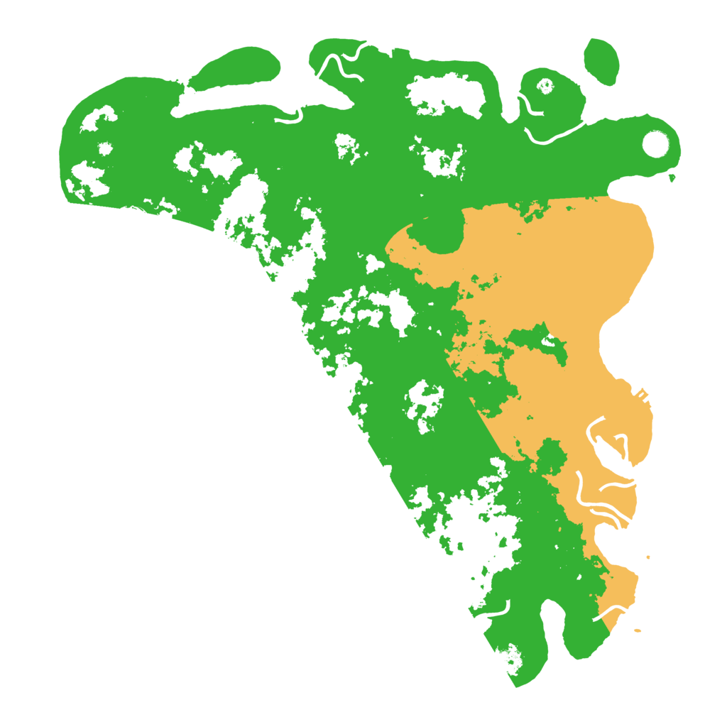 Biome Rust Map: Procedural Map, Size: 4800, Seed: 25034