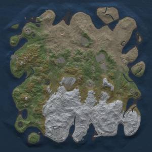 Thumbnail Rust Map: Procedural Map, Size: 4250, Seed: 985072595, 19 Monuments