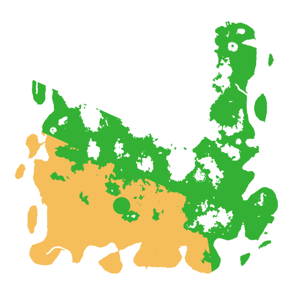 Biome Rust Map: Procedural Map, Size: 4500, Seed: 9080