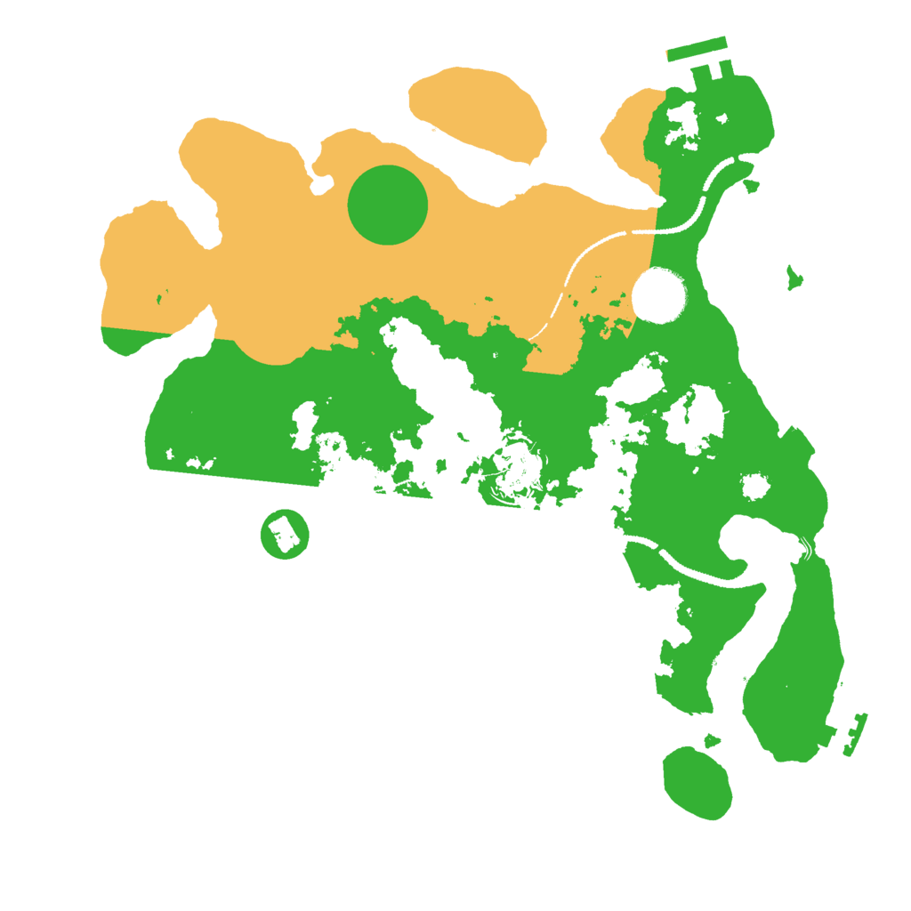 Biome Rust Map: Procedural Map, Size: 3000, Seed: 1103219184