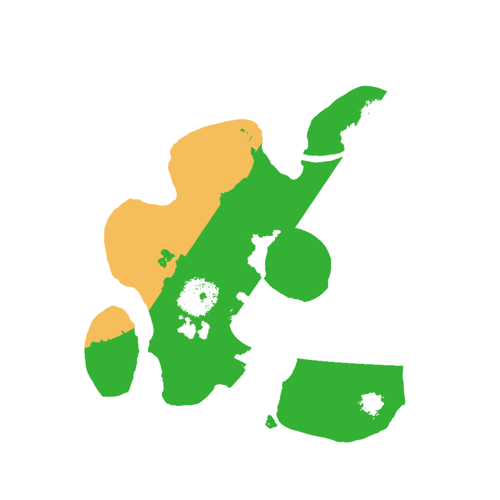 Biome Rust Map: Procedural Map, Size: 2000, Seed: 31923