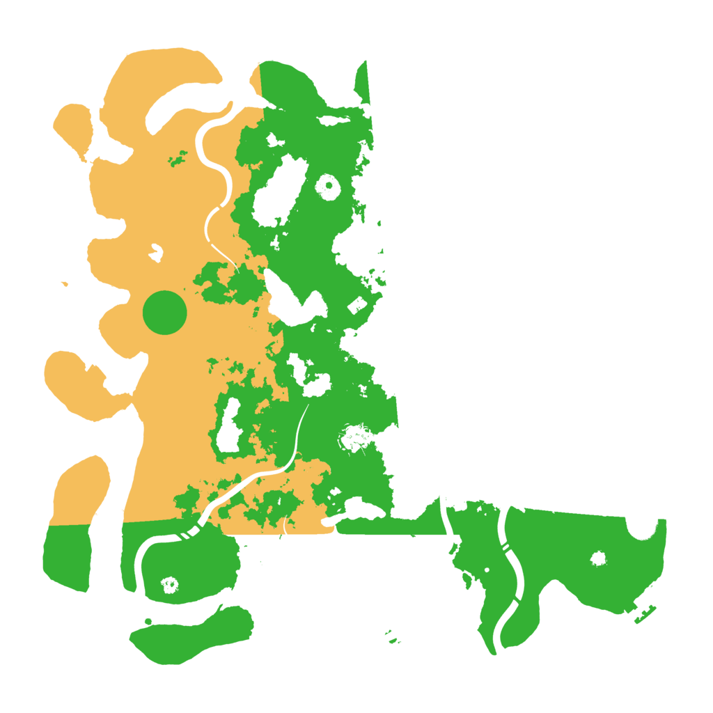 Biome Rust Map: Procedural Map, Size: 4250, Seed: 1245344385