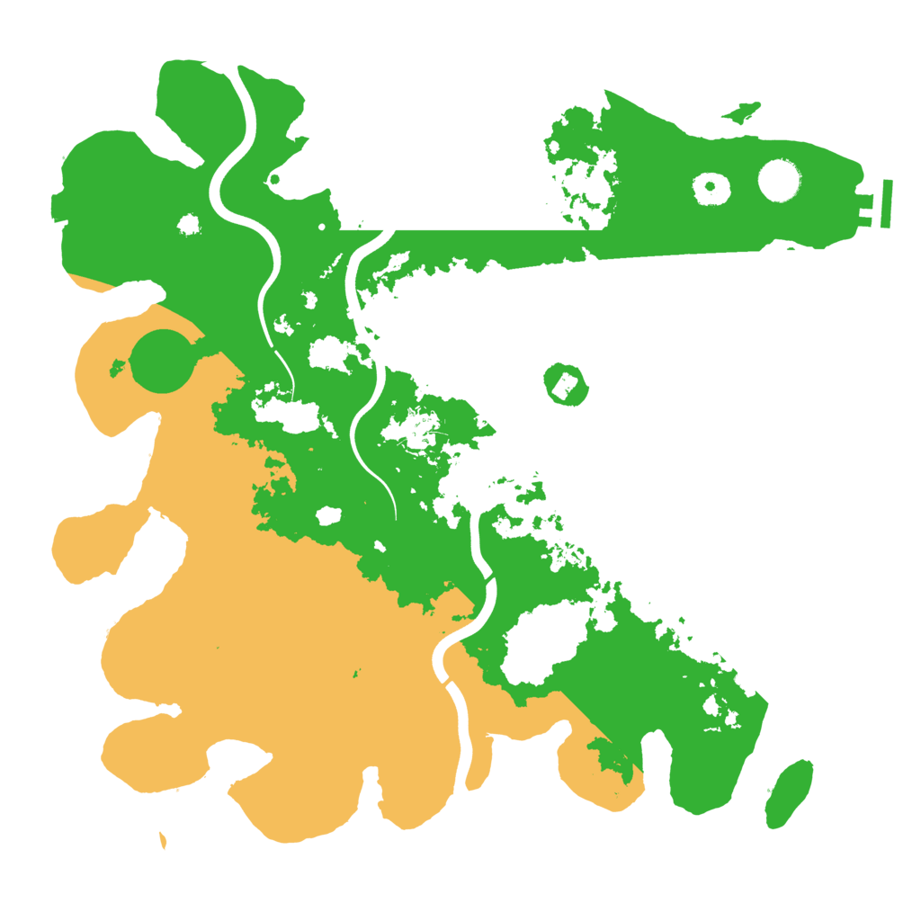 Biome Rust Map: Procedural Map, Size: 3850, Seed: 76883946