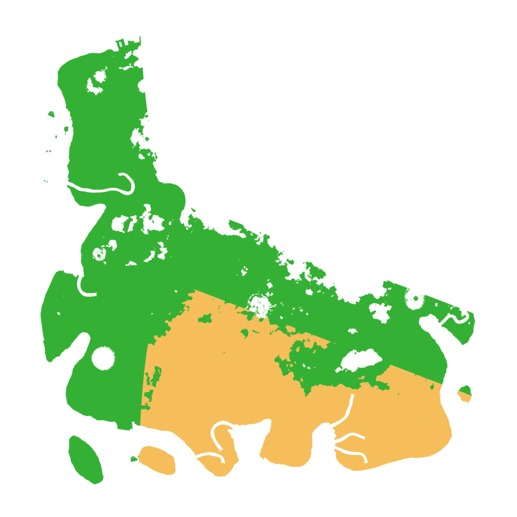 Biome Rust Map: Procedural Map, Size: 3950, Seed: 25125015