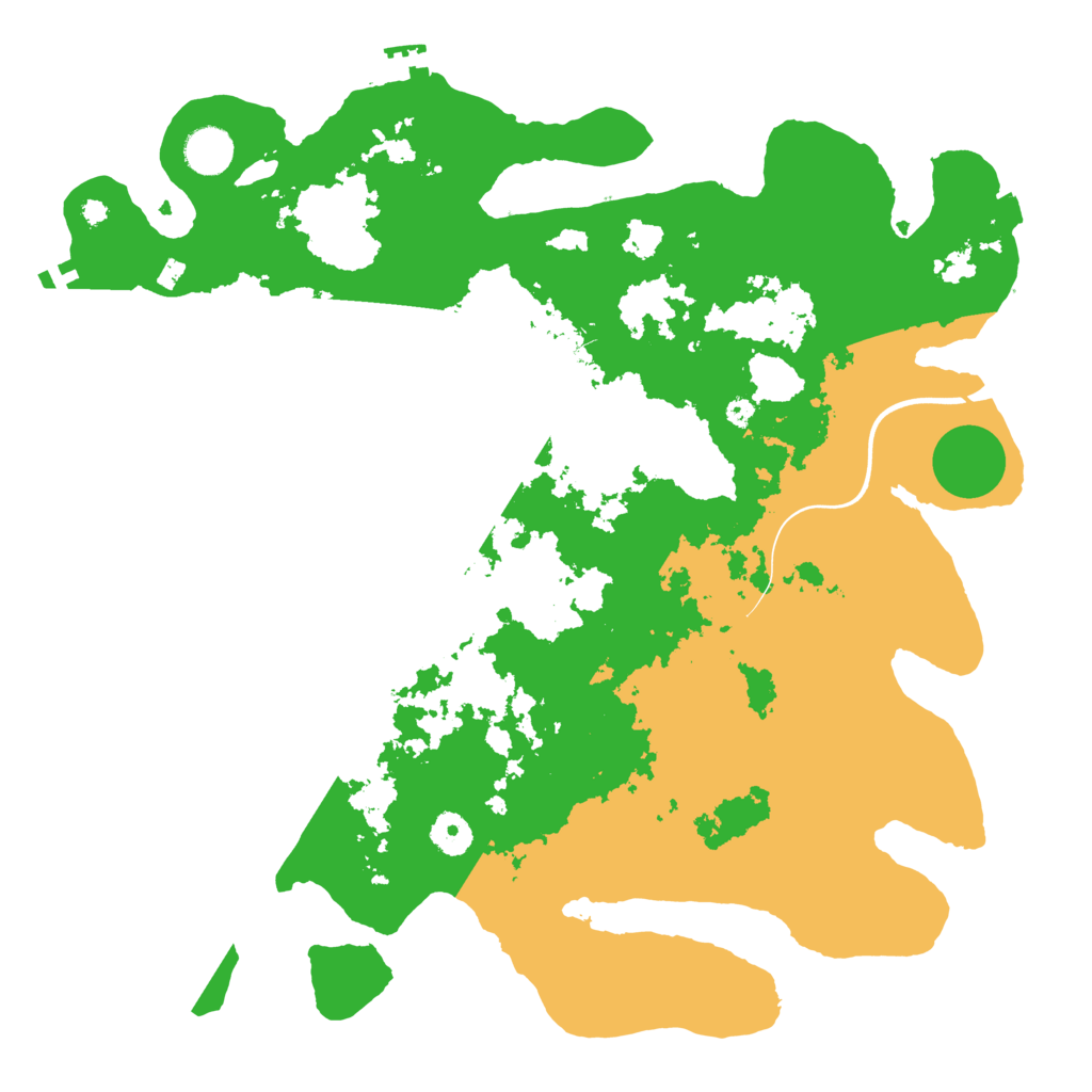 Biome Rust Map: Procedural Map, Size: 3950, Seed: 88201653