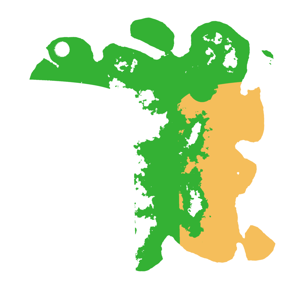 Biome Rust Map: Barren, Size: 3500, Seed: 107125063