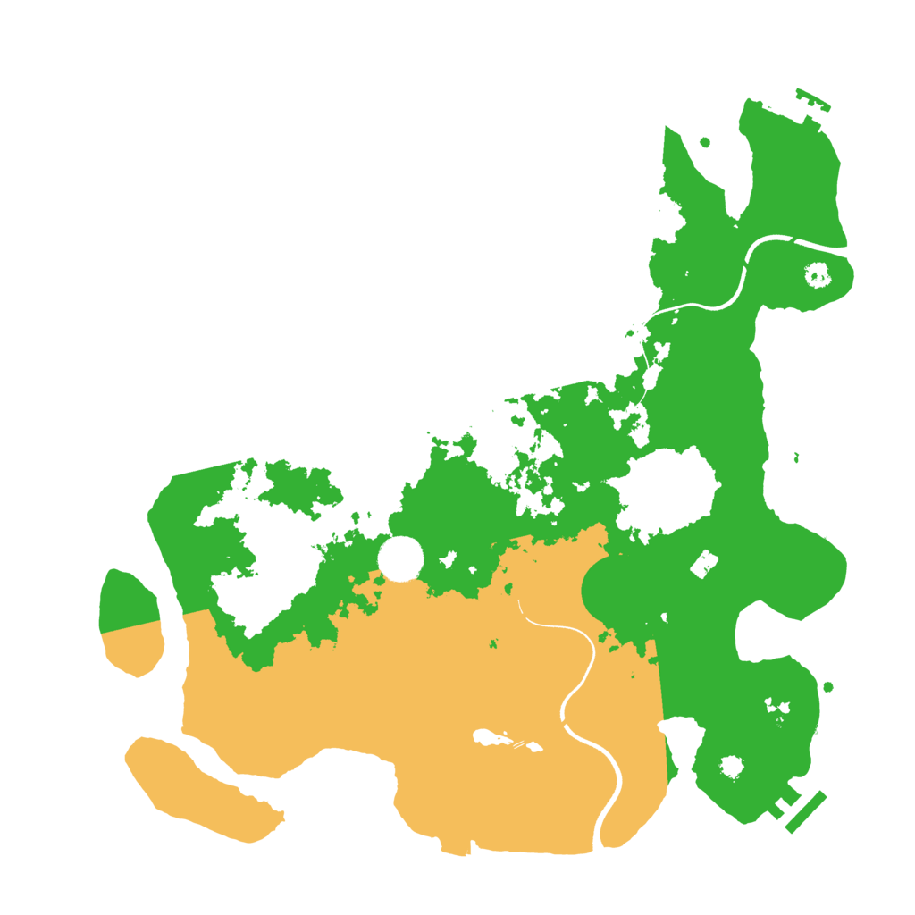 Biome Rust Map: Procedural Map, Size: 3600, Seed: 868415575