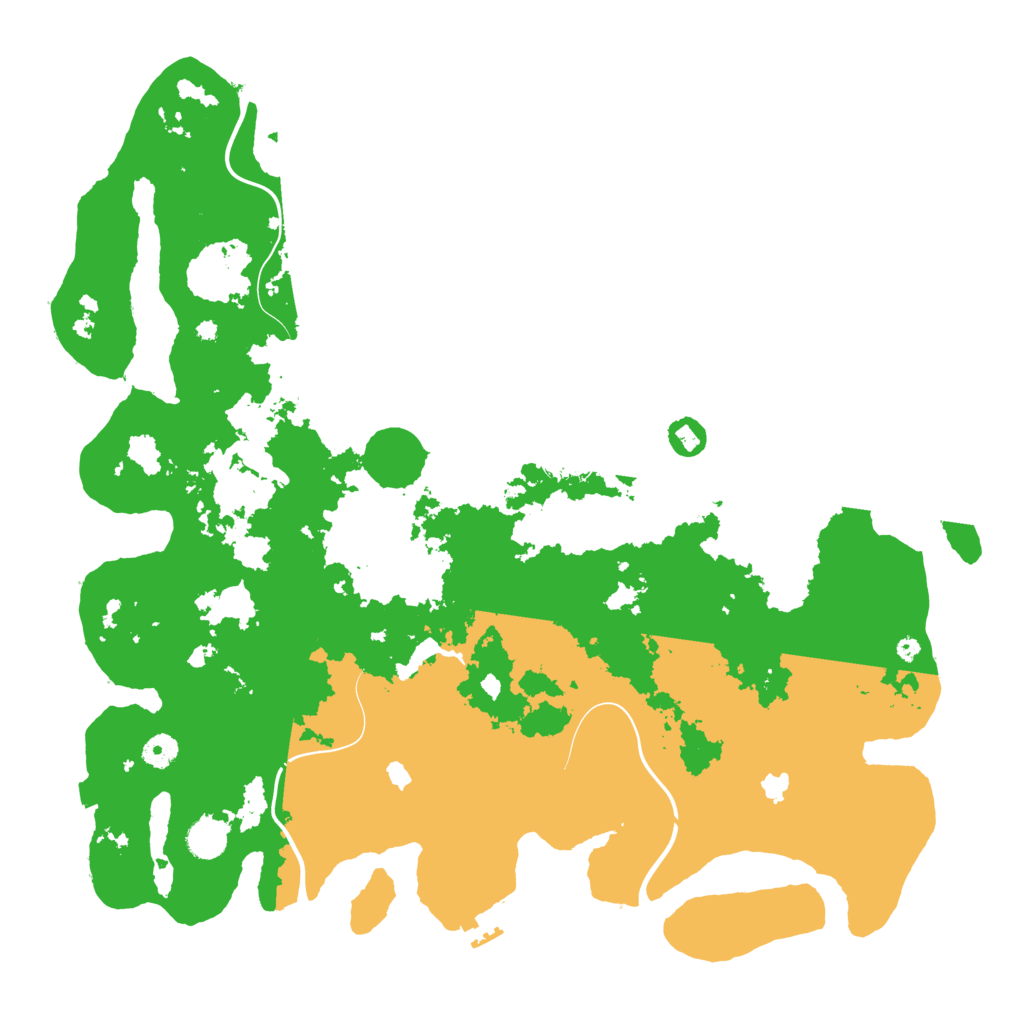 Biome Rust Map: Procedural Map, Size: 4500, Seed: 43091356