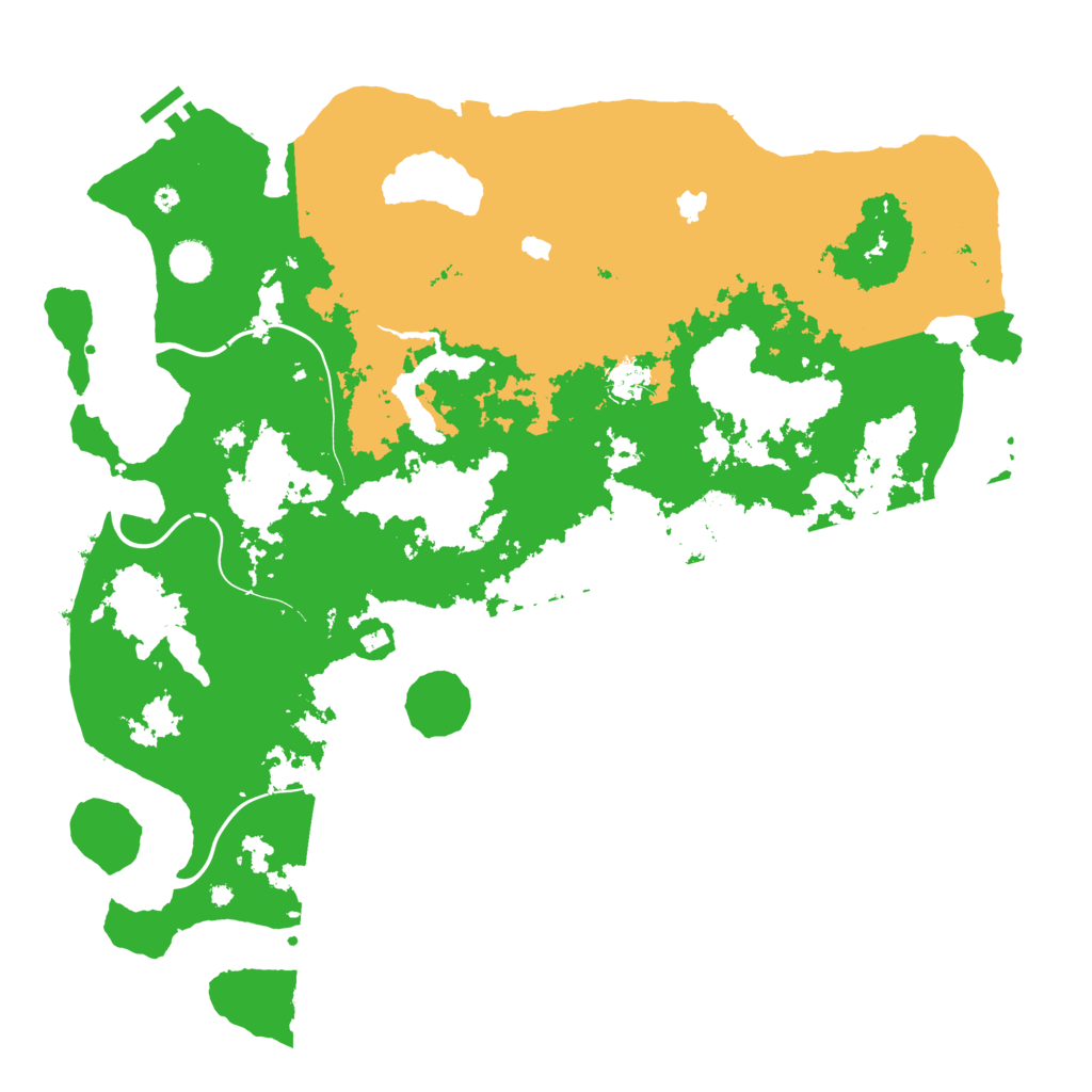 Biome Rust Map: Procedural Map, Size: 4500, Seed: 426587260