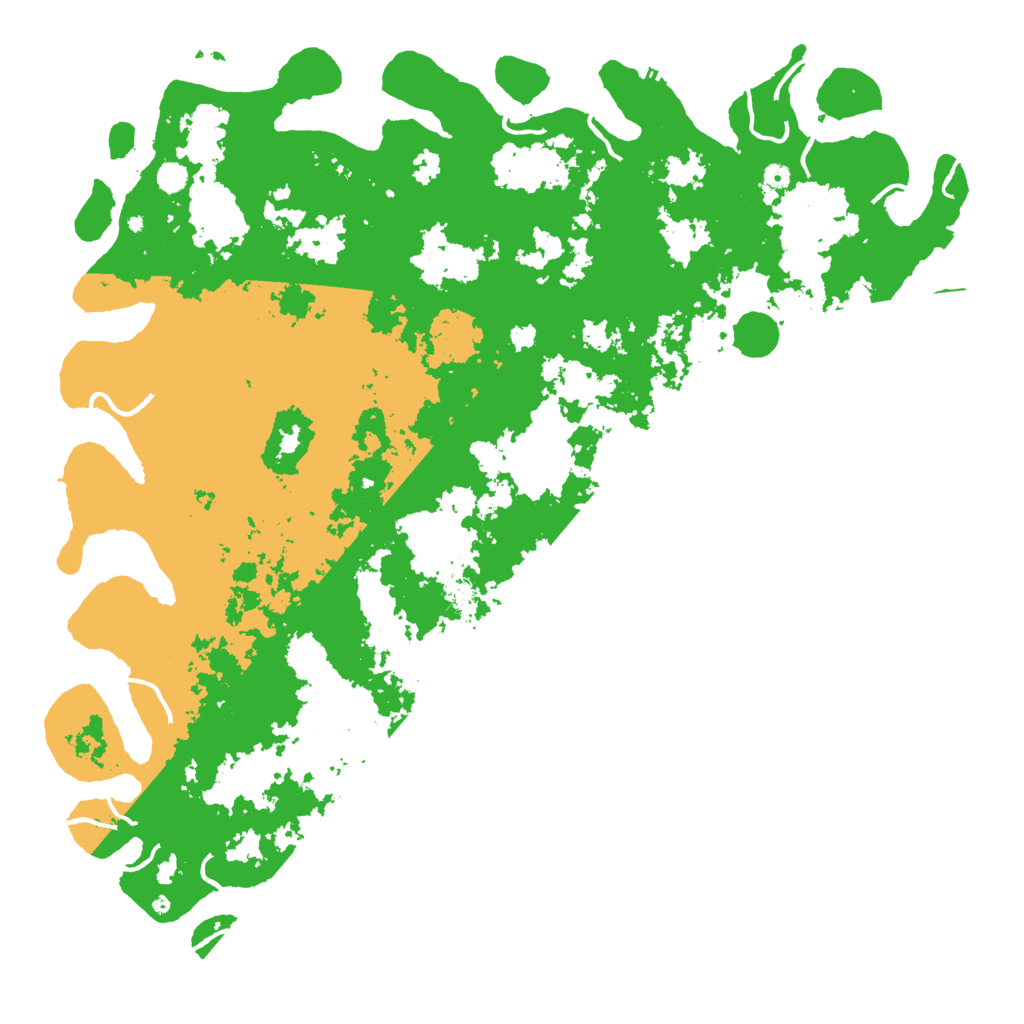 Biome Rust Map: Procedural Map, Size: 6000, Seed: 1152224127