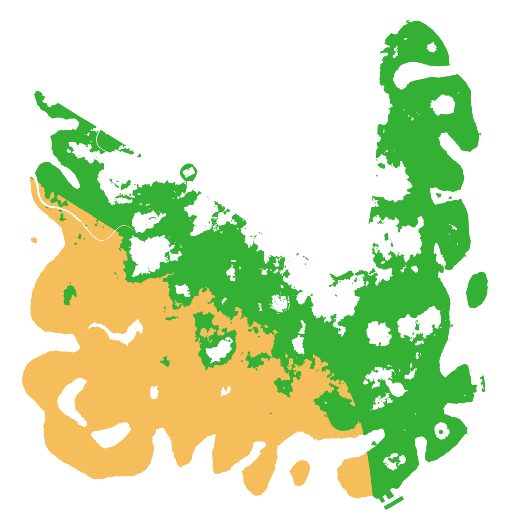Biome Rust Map: Procedural Map, Size: 5000, Seed: 39750109