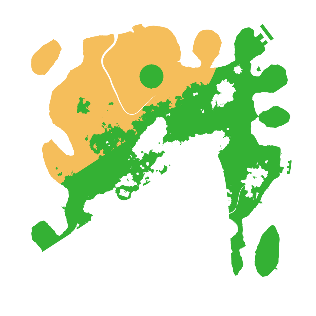 Biome Rust Map: Procedural Map, Size: 3500, Seed: 1472458101