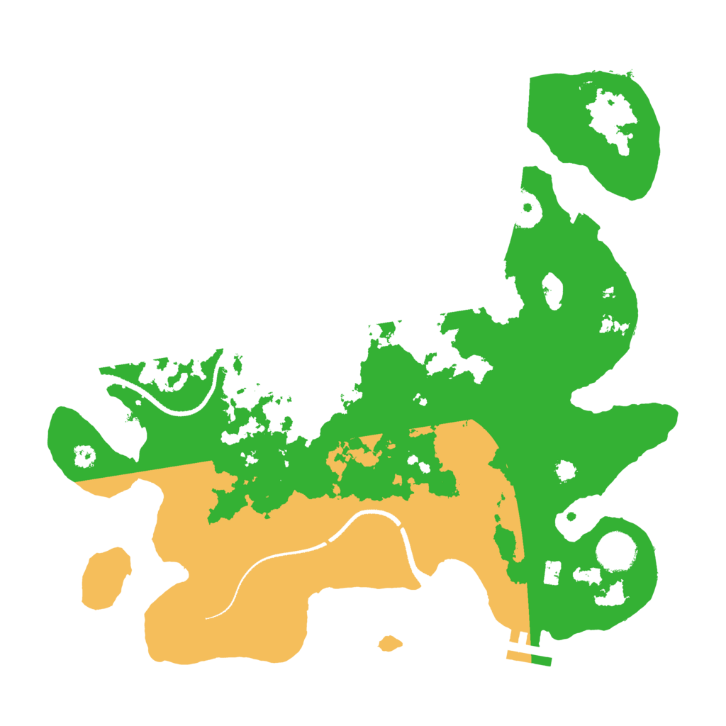 Biome Rust Map: Procedural Map, Size: 3250, Seed: 1186413896