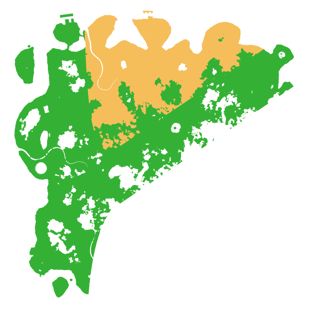 Biome Rust Map: Procedural Map, Size: 4850, Seed: 121312576