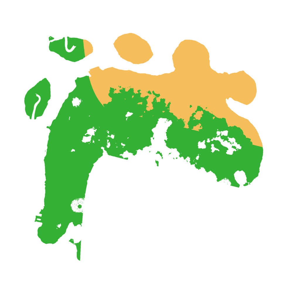 Biome Rust Map: Procedural Map, Size: 3000, Seed: 26991