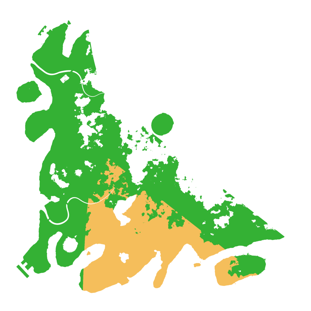 Biome Rust Map: Procedural Map, Size: 4000, Seed: 3190