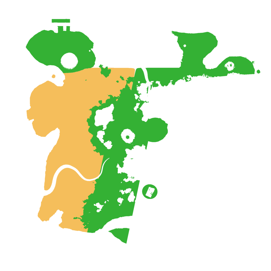 Biome Rust Map: Procedural Map, Size: 3000, Seed: 235099230